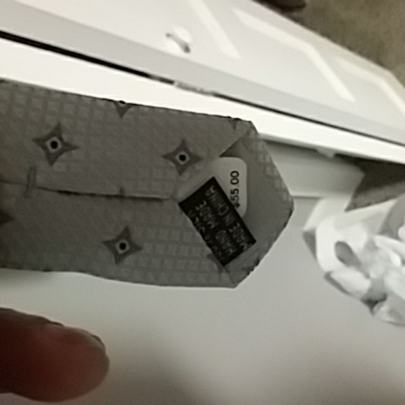 Fabio Fazio Silver with black 4 point star patterned Tie handmade 100% silk - Picture 4 of 6